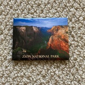Zion National Park Photograph Picturesque Fridge Magnet Souvenir Travel Gift